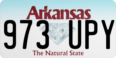 AR license plate 973UPY