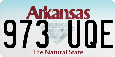 AR license plate 973UQE
