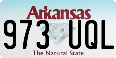 AR license plate 973UQL