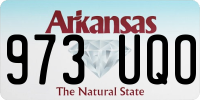 AR license plate 973UQO