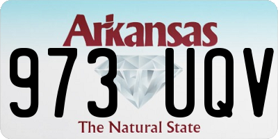 AR license plate 973UQV