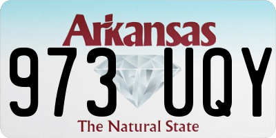 AR license plate 973UQY
