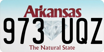 AR license plate 973UQZ