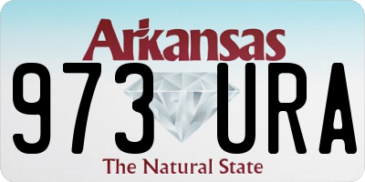 AR license plate 973URA