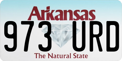 AR license plate 973URD