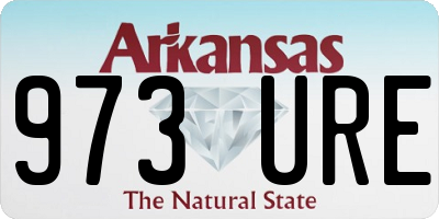 AR license plate 973URE