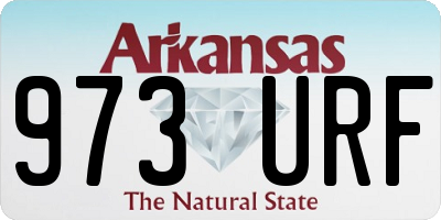 AR license plate 973URF
