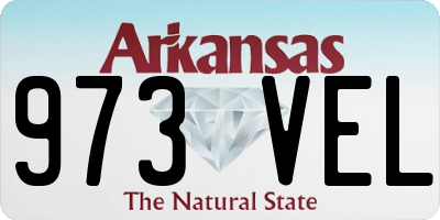 AR license plate 973VEL