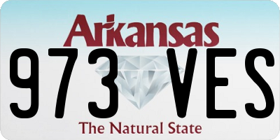 AR license plate 973VES