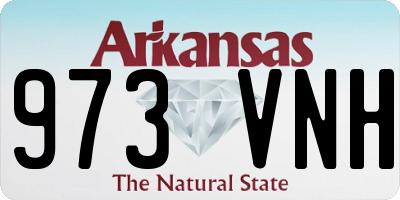 AR license plate 973VNH