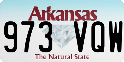 AR license plate 973VQW