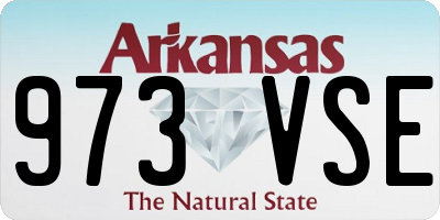 AR license plate 973VSE