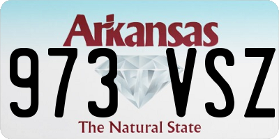 AR license plate 973VSZ