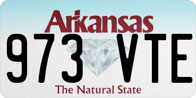 AR license plate 973VTE