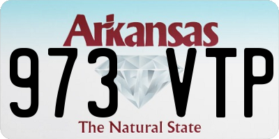 AR license plate 973VTP