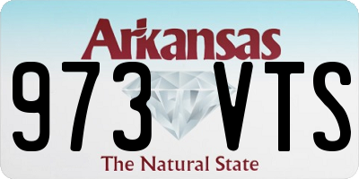 AR license plate 973VTS