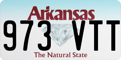 AR license plate 973VTT