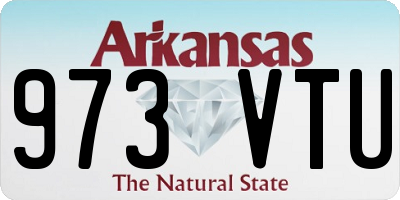 AR license plate 973VTU
