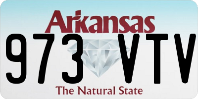 AR license plate 973VTV