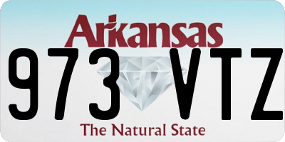 AR license plate 973VTZ