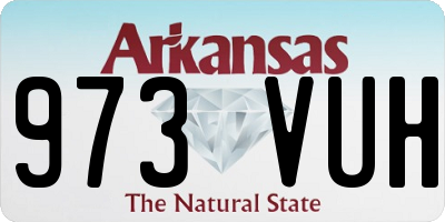 AR license plate 973VUH