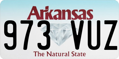 AR license plate 973VUZ