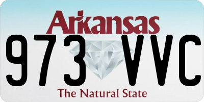 AR license plate 973VVC