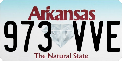 AR license plate 973VVE