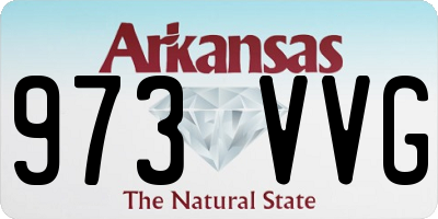 AR license plate 973VVG