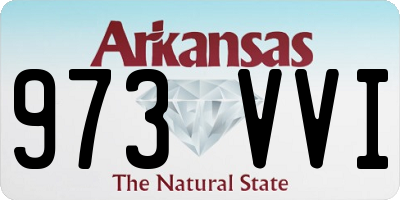 AR license plate 973VVI