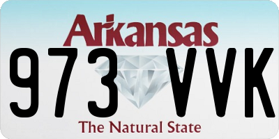 AR license plate 973VVK