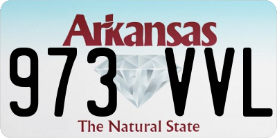 AR license plate 973VVL
