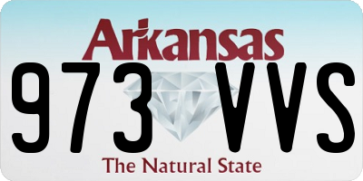 AR license plate 973VVS