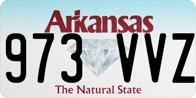 AR license plate 973VVZ