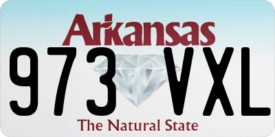 AR license plate 973VXL
