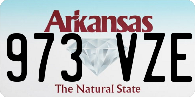 AR license plate 973VZE