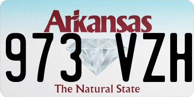 AR license plate 973VZH