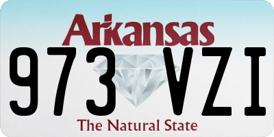 AR license plate 973VZI