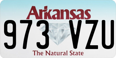 AR license plate 973VZU
