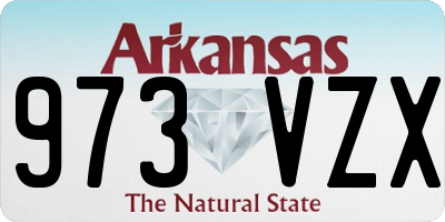 AR license plate 973VZX