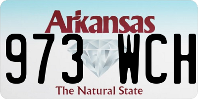 AR license plate 973WCH