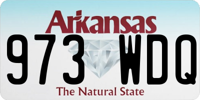 AR license plate 973WDQ
