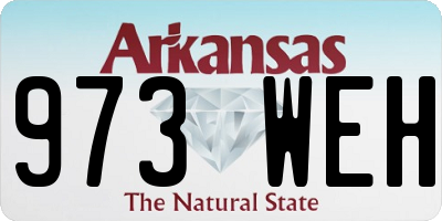 AR license plate 973WEH