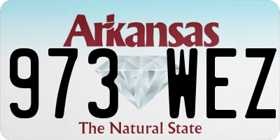 AR license plate 973WEZ