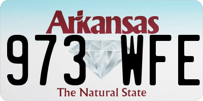 AR license plate 973WFE