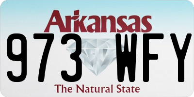 AR license plate 973WFY