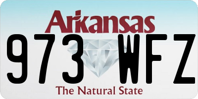 AR license plate 973WFZ