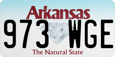 AR license plate 973WGE
