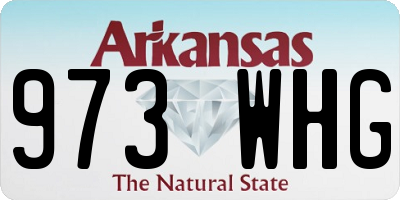 AR license plate 973WHG