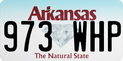 AR license plate 973WHP